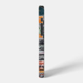 Patchwork collage mix, quilt patroon print. iPhone hoesje (Linkerkant)