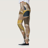 Patchwork collage quilt: gemengde print. leggings (Links)