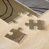 Patchwork collage, quilt mix patroon legpuzzel (Zijkant)