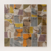 Patchwork collage, quilt mix patroon legpuzzel (Horizontaal)