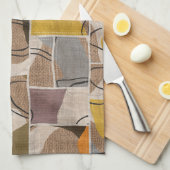 Patchwork collage, quilt mix patroon theedoek (Quarter Fold)