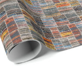 Patchwork Collage: Quiltpatroon Extravaganza Cadeaupapier (Rol Hoek)