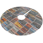 Patchwork Collage: Quiltpatroon Extravaganza Kerstboom Rok (Gekanteld)