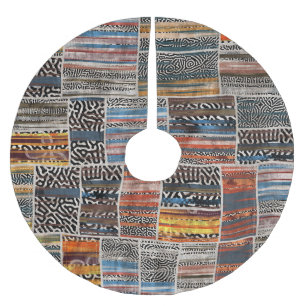 Patchwork Collage: Quiltpatroon Extravaganza Kerstboom Rok