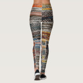 Patchwork Collage: Quiltpatroon Extravaganza Leggings (Achterkant)