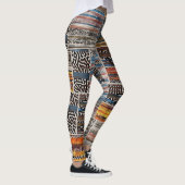 Patchwork Collage: Quiltpatroon Extravaganza Leggings (Rechts)