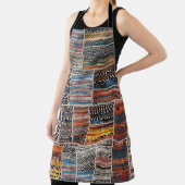 Patchwork Collage: Quiltpatroon Extravaganza Schort (Insitu)