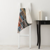Patchwork Collage: Quiltpatroon Extravaganza Sherpa Deken (In situ)