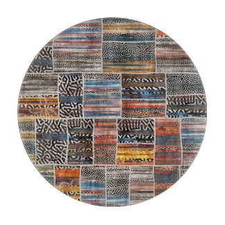 Patchwork Collage: Quiltpatroon Extravaganza Snijplank