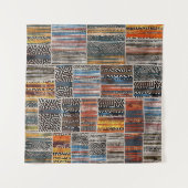 Patchwork Collage: Quiltpatroon Extravaganza Wandkleed (Voorkant)
