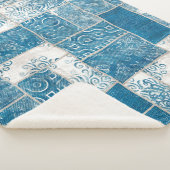 Patchwork Collage: Quiltpatroon Mix Sherpa Deken (3/4)