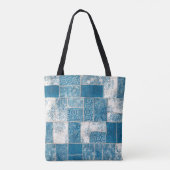 Patchwork Collage: Quiltpatroon Mix Tote Bag (Achterkant)