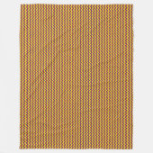 Patchwork Colombia Vlag Patroon Fleece Deken (Voorkant)