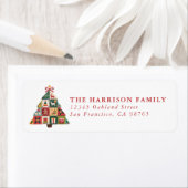 Patchwork Coquette Kerst Retouradres Labels (Insitu)