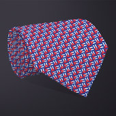 Patchwork Cuba vlag patroon Stropdas