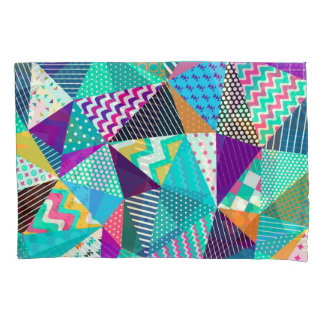  patchwork decoratief patroonontwerp kussensloop