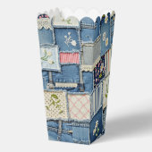 Patchwork Denim Bedankdoosjes (Voorkant)