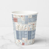 Patchwork Denim Koala Baby - Paper Cups Papieren Bekers (Rechts)
