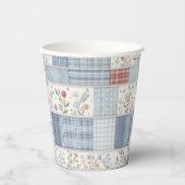 Patchwork Denim Koala Baby - Paper Cups Papieren Bekers (Voorkant)