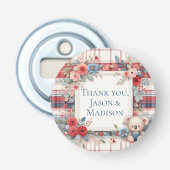 Patchwork Denim Koala Bottle Opener (Voorkant)