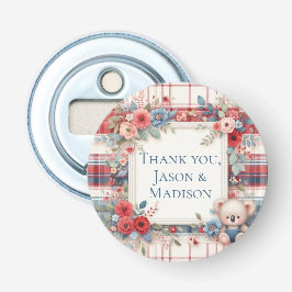 Patchwork Denim Koala Bottle Opener