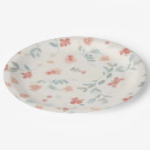 Patchwork Denim Koala Paper Plates Papieren Bordje (Gekanteld)