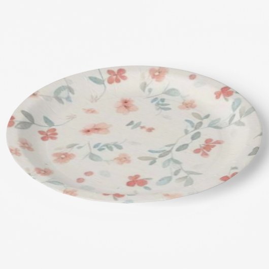 Patchwork Denim Koala Paper Plates Papieren Bordje (Gekanteld)