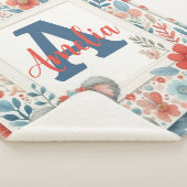 Patchwork Denim Koala Sherpa Blanket Deken (3/4)