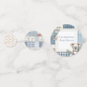 Patchwork Denim Koala Table Confetti (Voorkanten)