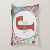 Patchwork Denim Koala Throw Pillow Accent Kussen (Voorkant(Verticaal))