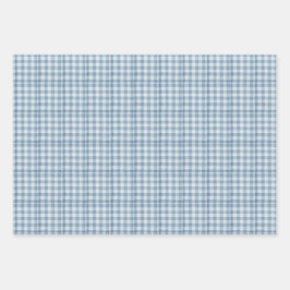 Patchwork Denim Koala Wrapping Sheets Inpakpapier Vel