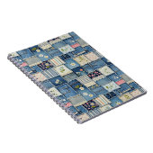 Patchwork Denim Notitieboek (Rechterzijde)