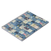 Patchwork Denim Notitieboek (Linkerzijde)