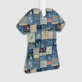 Patchwork Denim Ornament (voorkant)