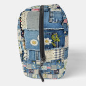 Patchwork Denim Toilettasje (Rechts)