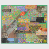 Patchwork design papier met veel abstracte ontwerp (Vlak)