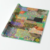 Patchwork design papier met veel abstracte ontwerp (Uitgerold)