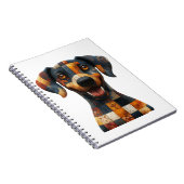 Patchwork Dog Notitieboek (Rechterzijde)