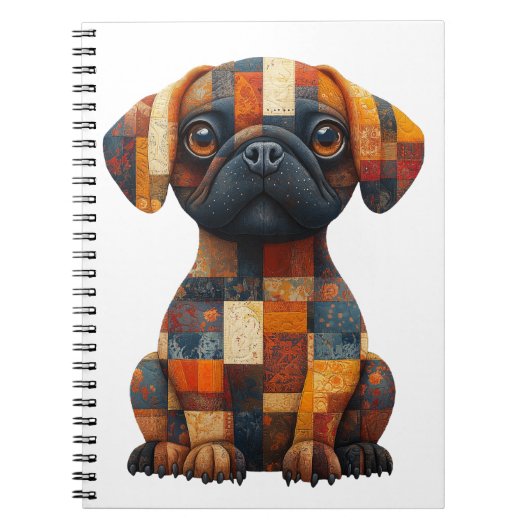 Patchwork Dog Notitieboek (Voorkant)