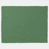 Patchwork Dominica Vlag Patroon Fleece Deken (Voorkant (Horizontaal))