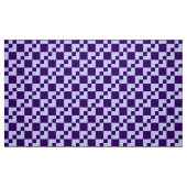 Patchwork Domino - Powder Blue en Deep Paars Stof (Fat Quarter)