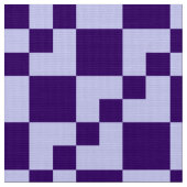 Patchwork Domino - Powder Blue en Deep Paars Stof (Close Up)