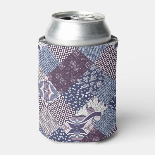 Patchwork Doodle:  Boho naadloos. Blikjeskoeler (Blikje Voorkant)