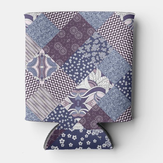Patchwork Doodle:  Boho naadloos. Blikjeskoeler (Voorkant)