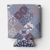 Patchwork Doodle:  Boho naadloos. Blikjeskoeler (Achterkant)