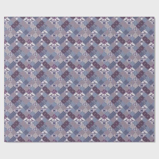 Patchwork Doodle: Boho naadloos. Cadeaupapier (Vlak)