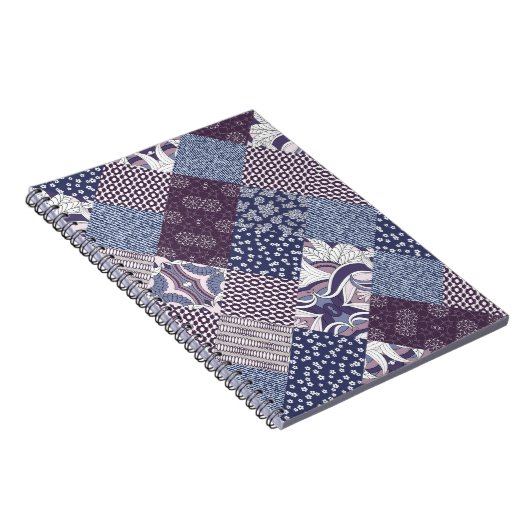 Patchwork Doodle:  Boho naadloos. Notitieboek (Rechterzijde)