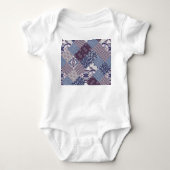 Patchwork Doodle: Boho naadloos. Romper (Voorkant)