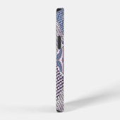 Patchwork Doodle: Vintage Boho Naadloos. iPhone Hoesje (Rechterkant)