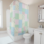 Patchwork Douchegordijn (In situ)